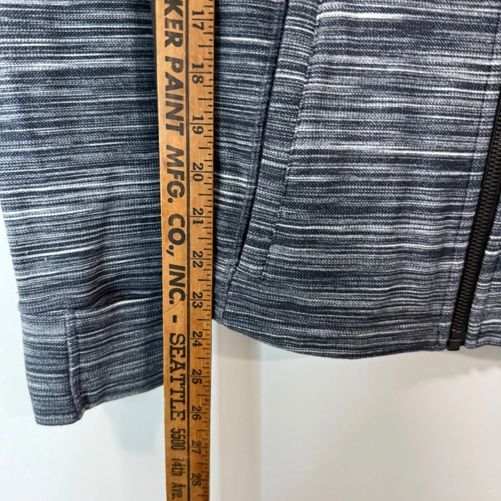 Lululemon Womens Hooded Define Jacket Full Zip 10‎ Grey Space Dye Athleisure